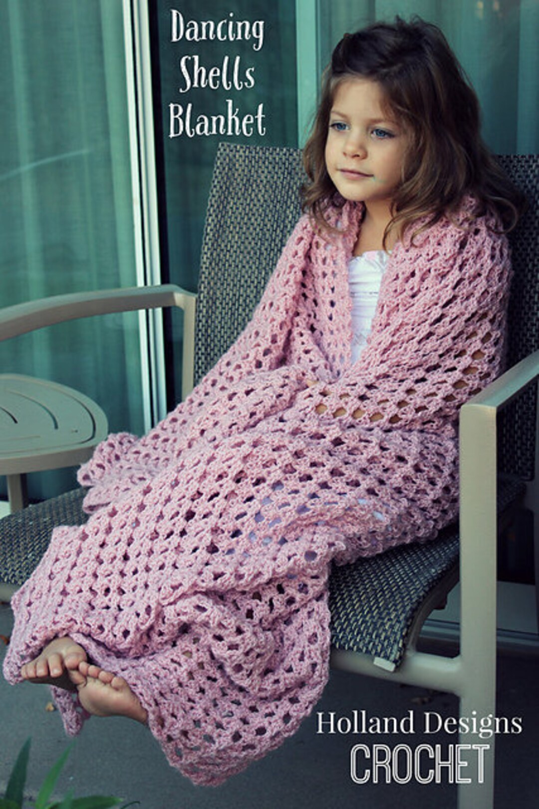 CROCHET PATTERN Dancing Shells Blanket Make to Any Size PDF Download - Etsy