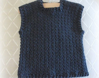 CROCHET PATTERN The Jared Vest - Sizes Newborn to Adult - PDF Download