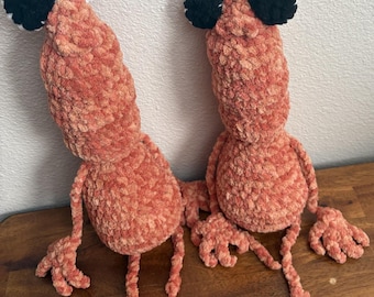 Patrón de crochet de Marcus el gusano
