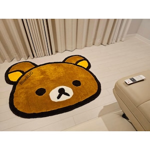 Rilakkuma Rug: Handmade Tufted Bear Rug