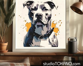 3D layered SVG that works for CRICUT! Multilayer Svg Pitbull Dog, Cardstock mandala, Papercut shadowbox for Silhouette, Glowforge, laser
