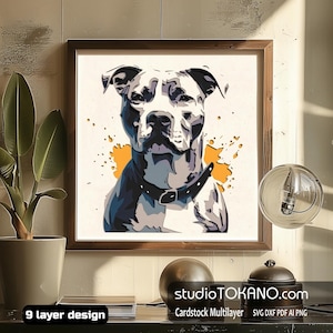 3D Laser Cut Mandala Wand Kunst Schatten Box SVG Cricut Glowforge Xtool DIY Wohnkultur Personalisiertes Geschenk Multilayer Karton Hundeschild Vorlage