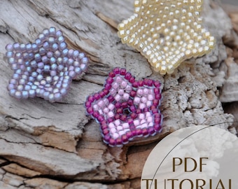 Seed Bead Flower Tutorial: DIY Jewelry Pattern (PDF Download)