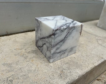 Lilac Marble Stone for Carving Sculpture, White Marble Block for Stone Carving,  Stone Hardness Mohs 4 Ideal for Sculpting