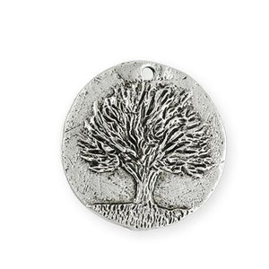 Green Girl Studios Knowledge Tree Pendant Silver