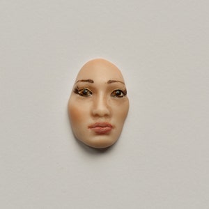 Polymer Clay Cabochon Goddess Face