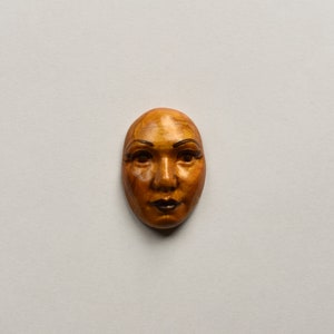 Perle Göttin Gesicht Cabochon aus Polymer Clay