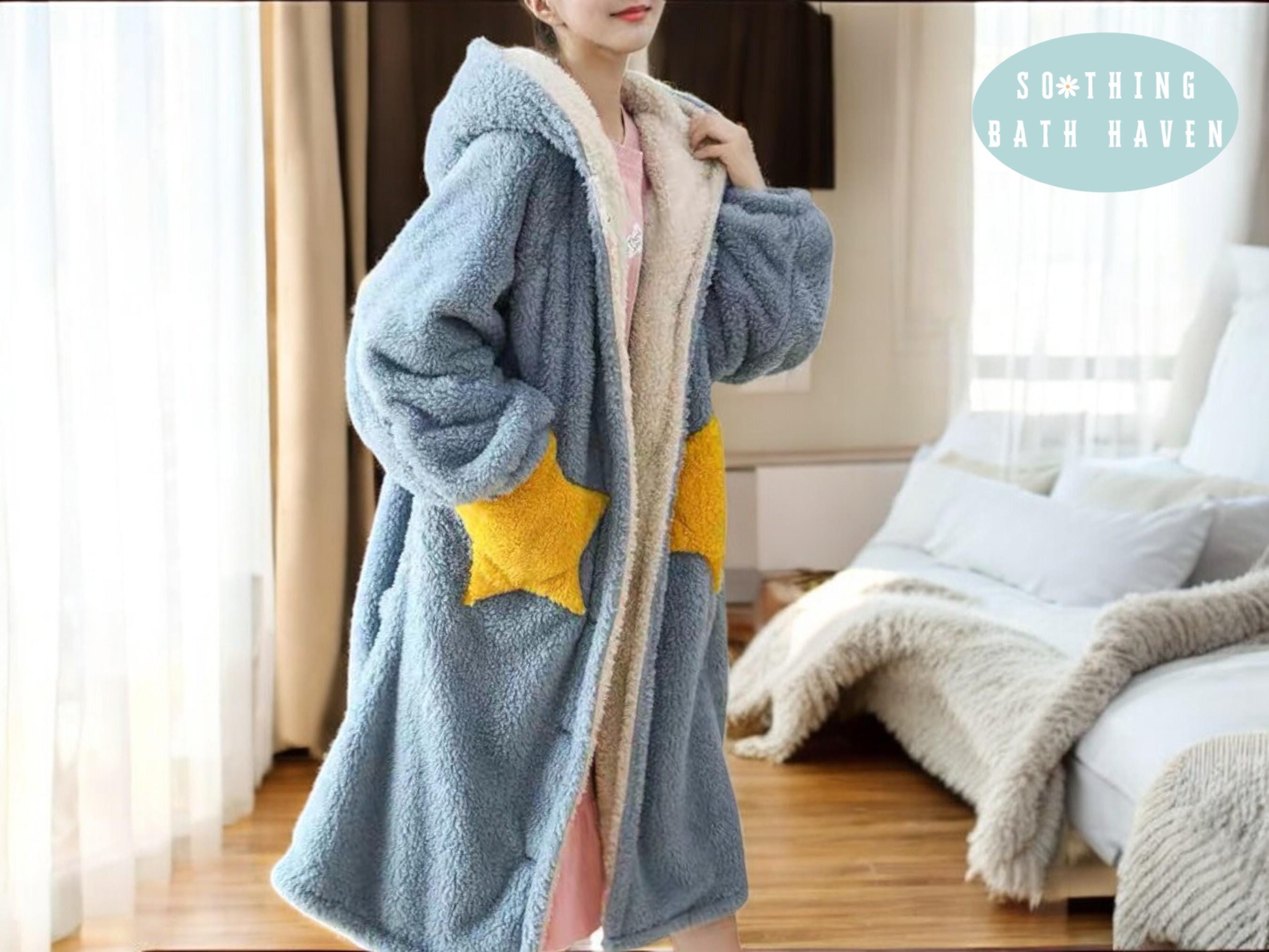 Hue cozy sherpa fleece cardigan robe best sale