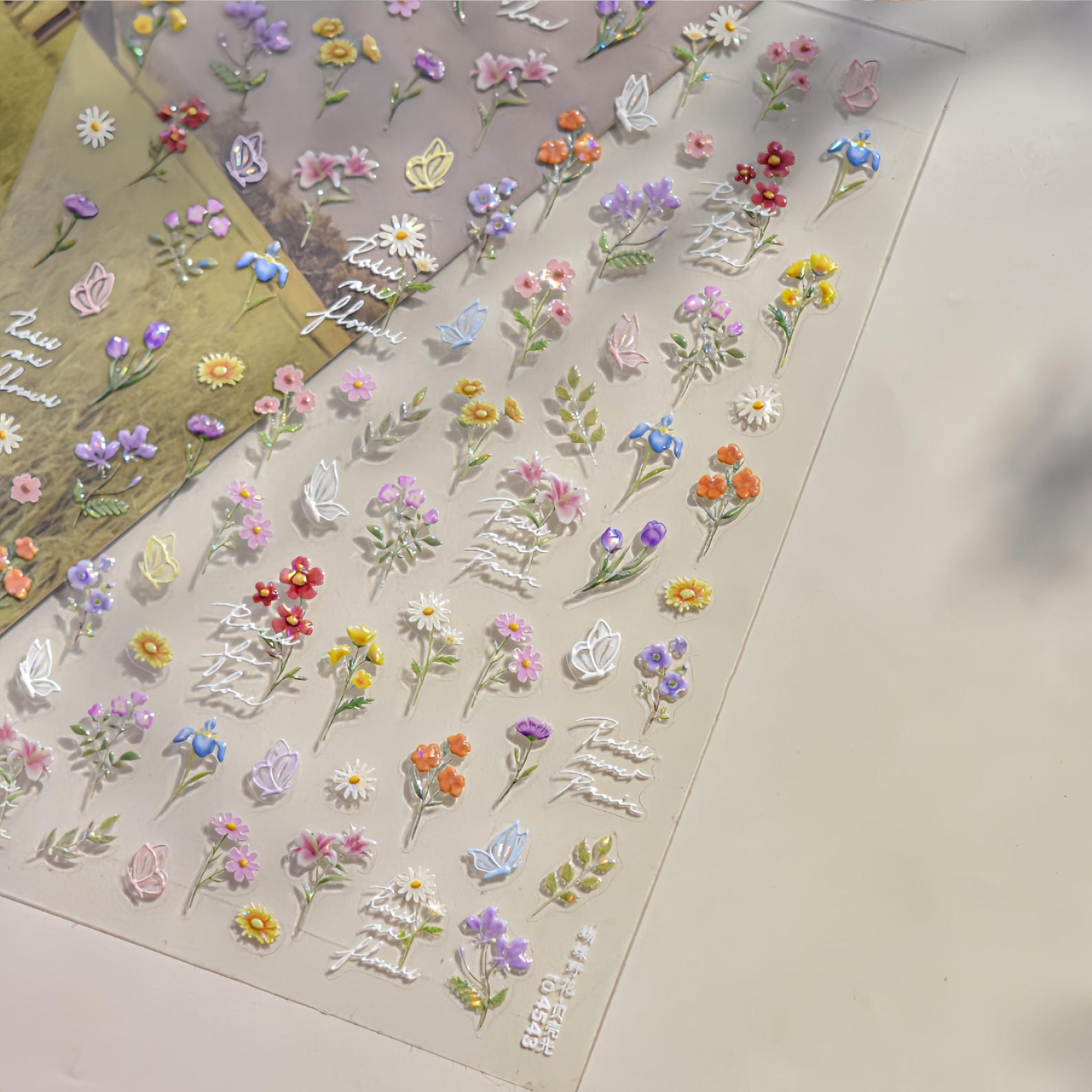 Mini Flower Stickers , Plant Sticker Sheet Suatelier. Tiny Stickers ...