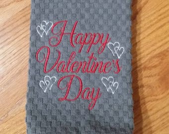 Happy Valentine's Day Hand Towel