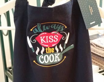 Always Kiss the Cook Apron