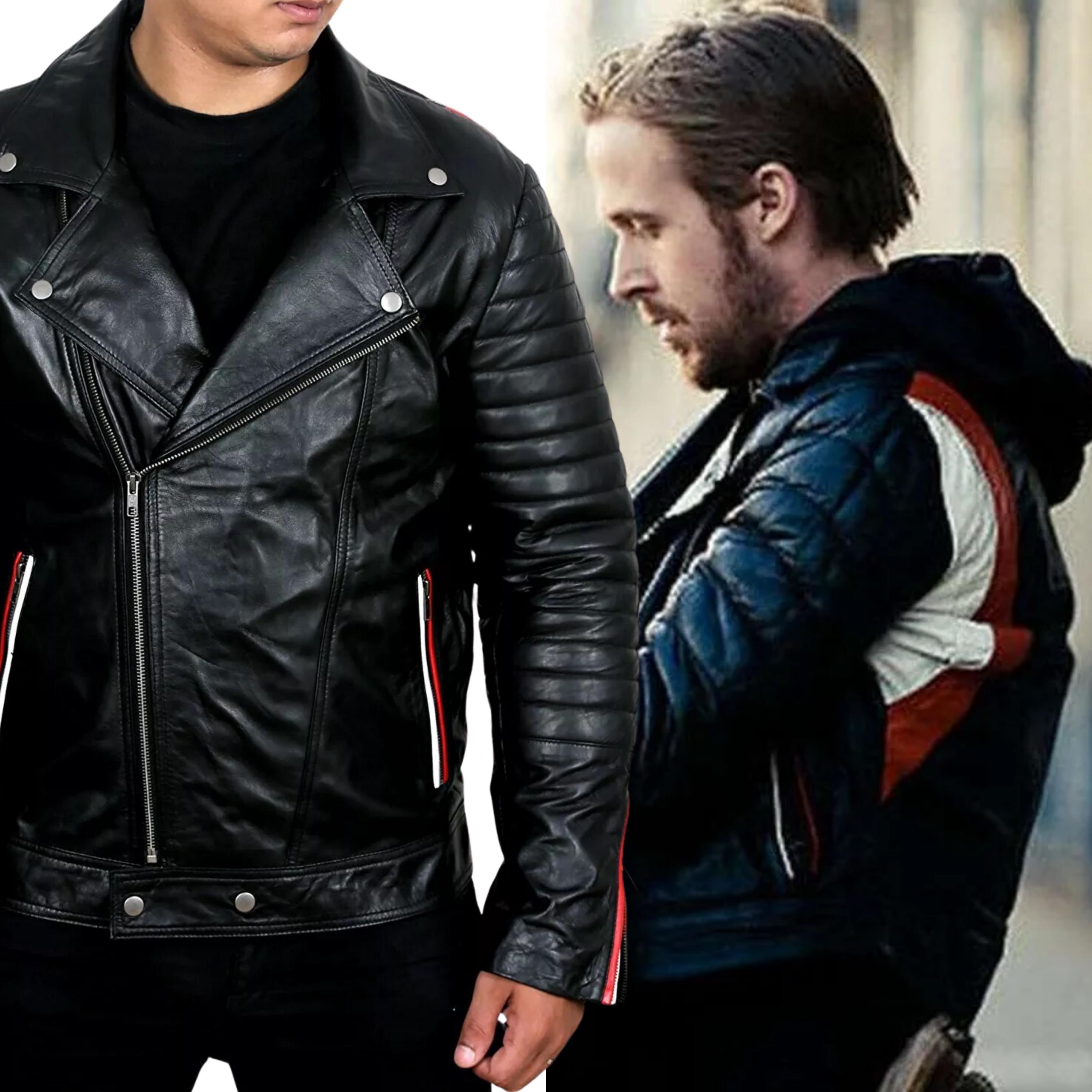 Inspired by Blue Valentine Ryan Gosling Cropped Jacket Ryan Gosling Costume Biker Leather Jacket Black Leather Jacket Cosplay Costume Etsy