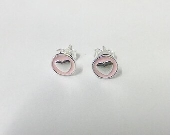 Pendientes de botón Pandora Sweet Statements de plata