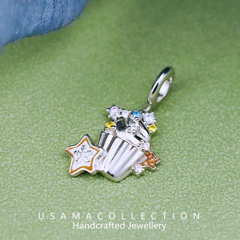 Charm Sterling Charm Cupcake Pandora PANDORA Silver Christmas - Main Image