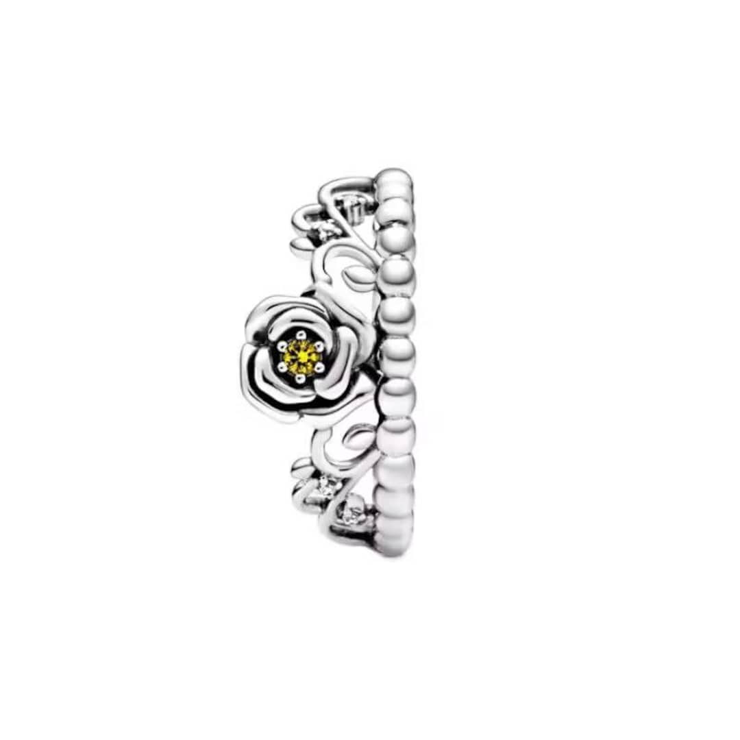 Pandora Gold Wave Ring Stack Set - Etsy
