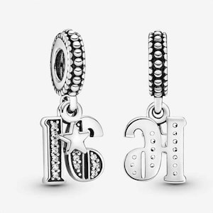 Pandora 16 Years Of Love Charm/Pendant S925 Ale