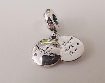 Amuleto de plata Pandora para hermanas eternas, amor familiar