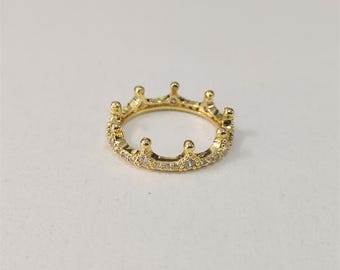 Anillo de corona, joyería de cerveza, regalo Pandora