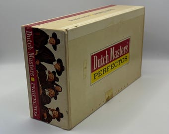 Vintage Dutch Masters Cigar Box – Tobacciana Display, Retro Advertising