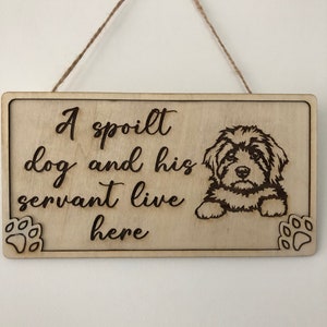Dog sign decor
