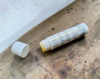 Pure Vegan Lip Balm — Unscented Botanical Lip Care for Sensitive Lips, moisturizing lip balm, natural lip balm