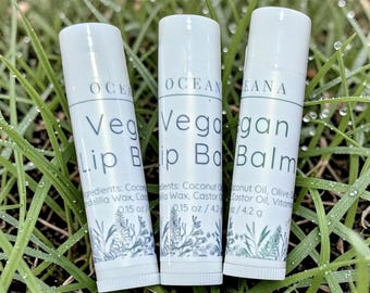 Unscented Lip Balm for Sensitive Skin, Vegan Botanical Lip Care for Sensitive Lips, Family Pack, Kid Friendly, clean beauty lip balm