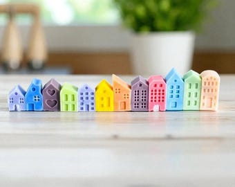 Mini House Soap Gift Bag, Realtor Closing Gift, Housewarming Soap Favors, Open House Giveaway, New Home Gift, Rental Airbnb Welcome Gift