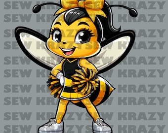 Yellow Jacket Cheer PNG, Yellow Jacket School Mascot, Yellow Jacket Bow PNG, Yellow Jacket Girl PNG, Yellow Cheer Mascot, Lady Yellow Jacket