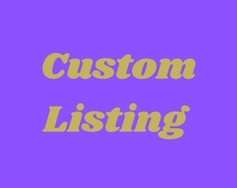 Customized Order