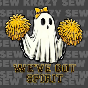 We Have Spirit Ghost Cheerleader - Jackets - Orange Shirt