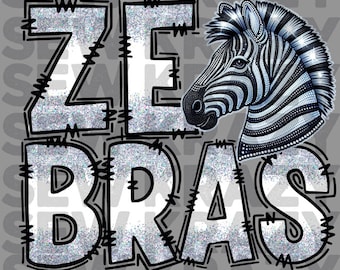 Zebra Rhinestone Mascot PNG, Zebra Faux Rhinestone Mascot PNG, Zebra School Mascot DTF, Zebra Mascot girly sublimation, Zebra digital file