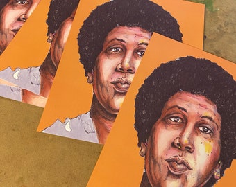 ART PRINT Audre Lorde  Mixed Media Art Print