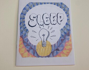 SLEEP Zine Mini Comic about Sleep Apnea
