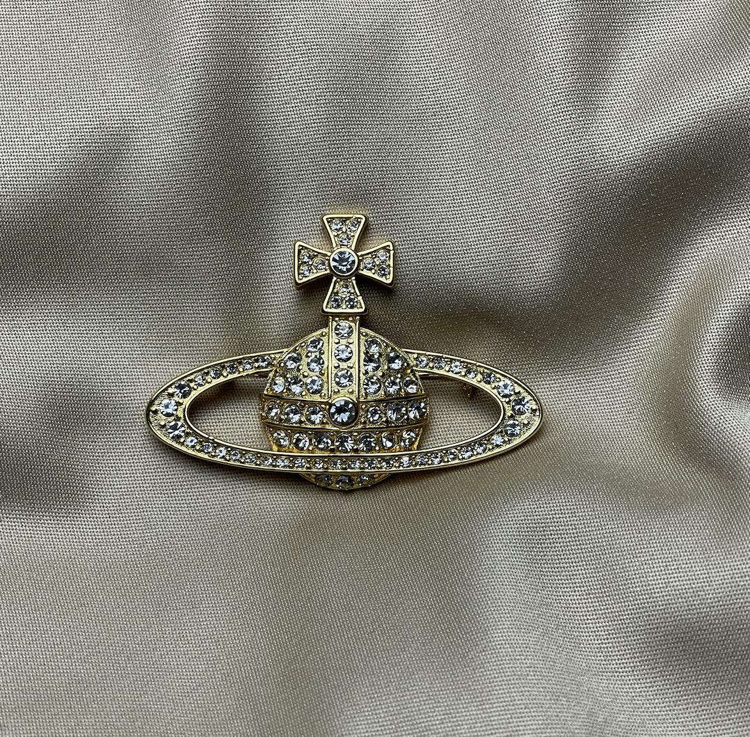 激レア 美品✨VivienneWestwoodミルククラウン ピンブローチ 初期 激レア美品VivienneWestwoodミルククラウン ピンブローチ 初期