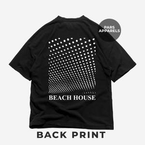 ★MIM the wardrobe★ Vintage Beach House T-Shirt White MW251 BeachHouse_Bloom_TShirt_Black_