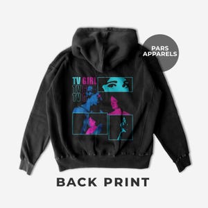 Tv Girl French Exit Album Hoodie - Premium Tv Girl Merchandise - Who Really Cares - Pop Music - Lovers Rock - Unisex Heavy Cotton Hoodie