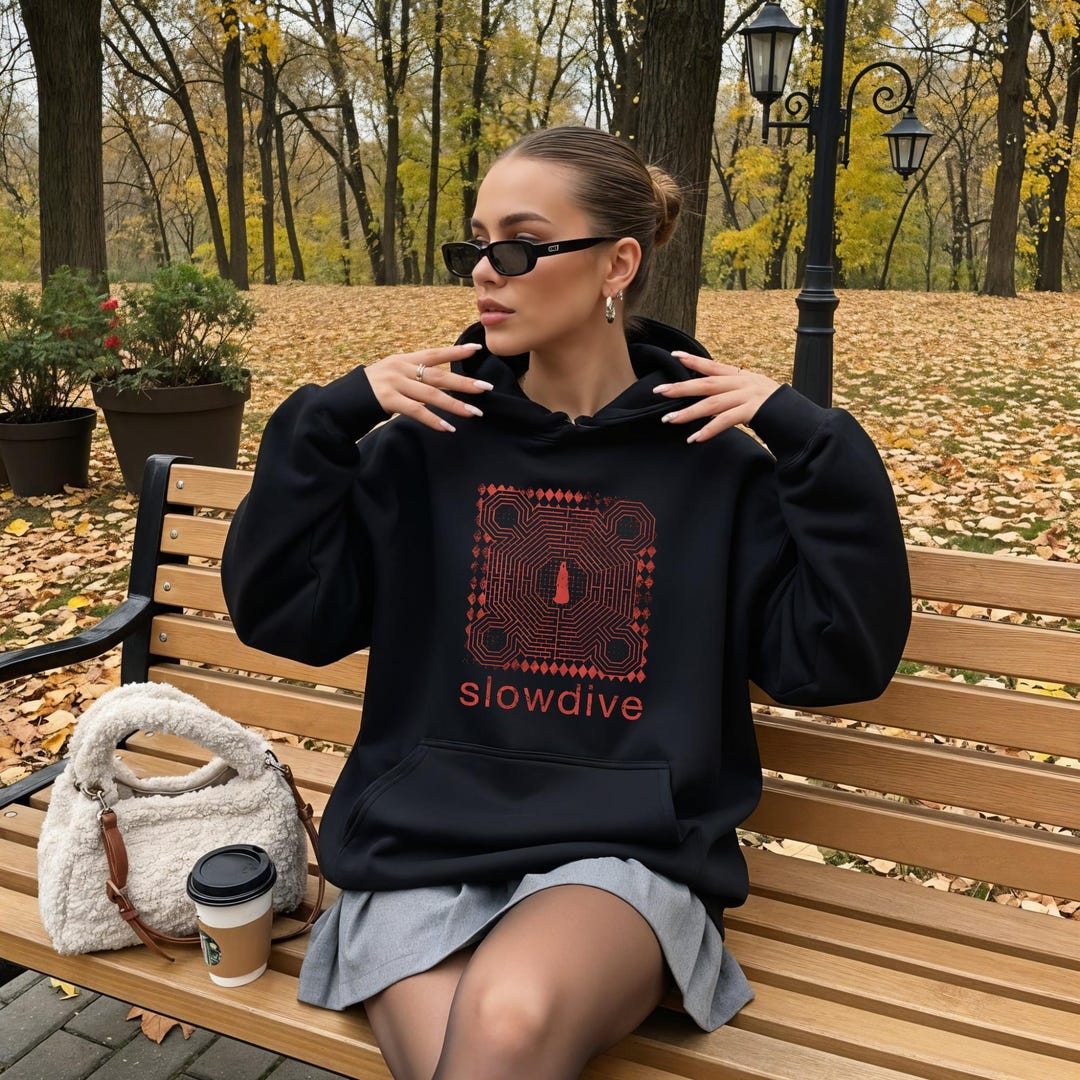 Slowdive 'everything is Alive' Album Hoodie - Slowdive Merch - Rock ...