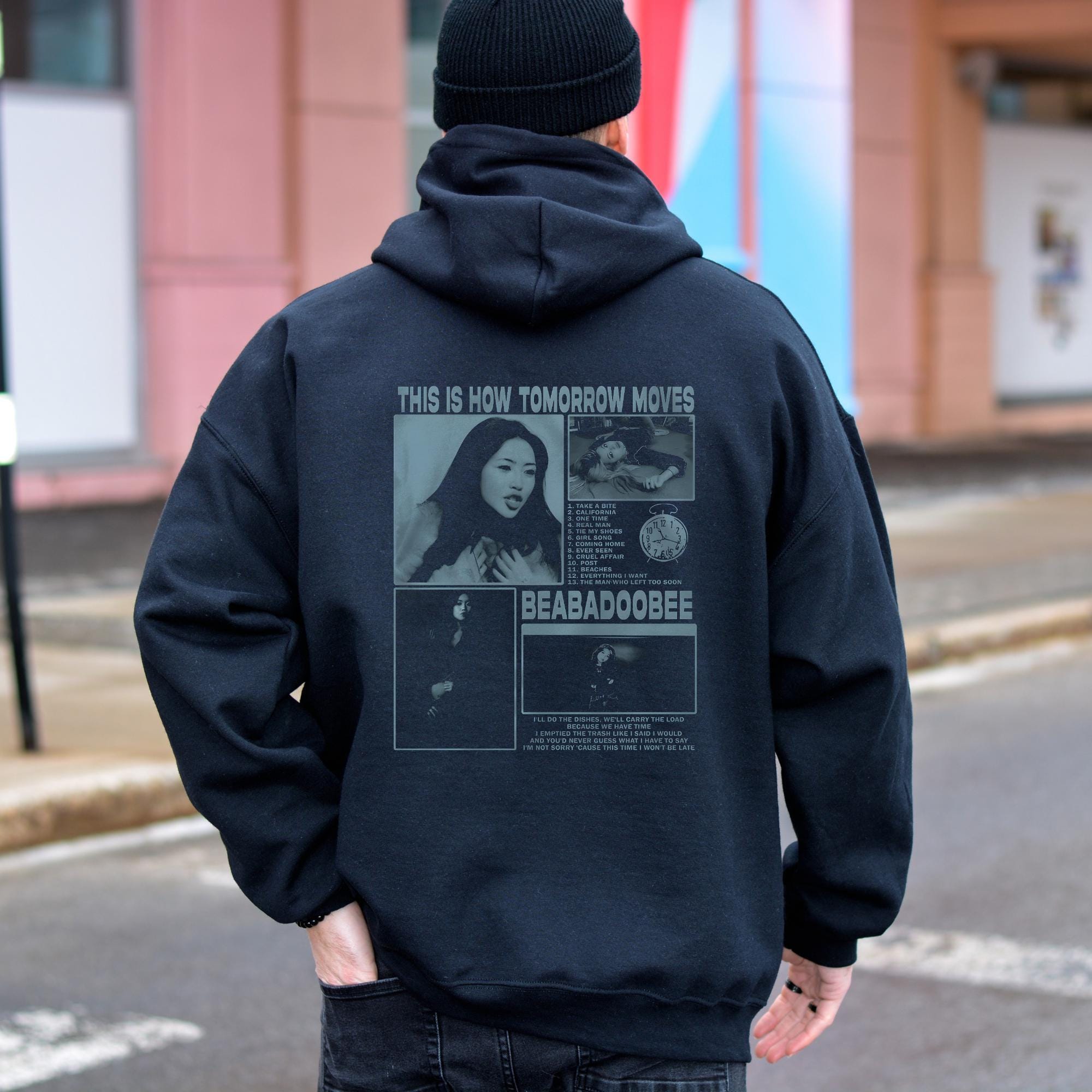Beabadoobee Hoodie - 'beatopia' Album Back Hoodie - Pop Music Merch ...