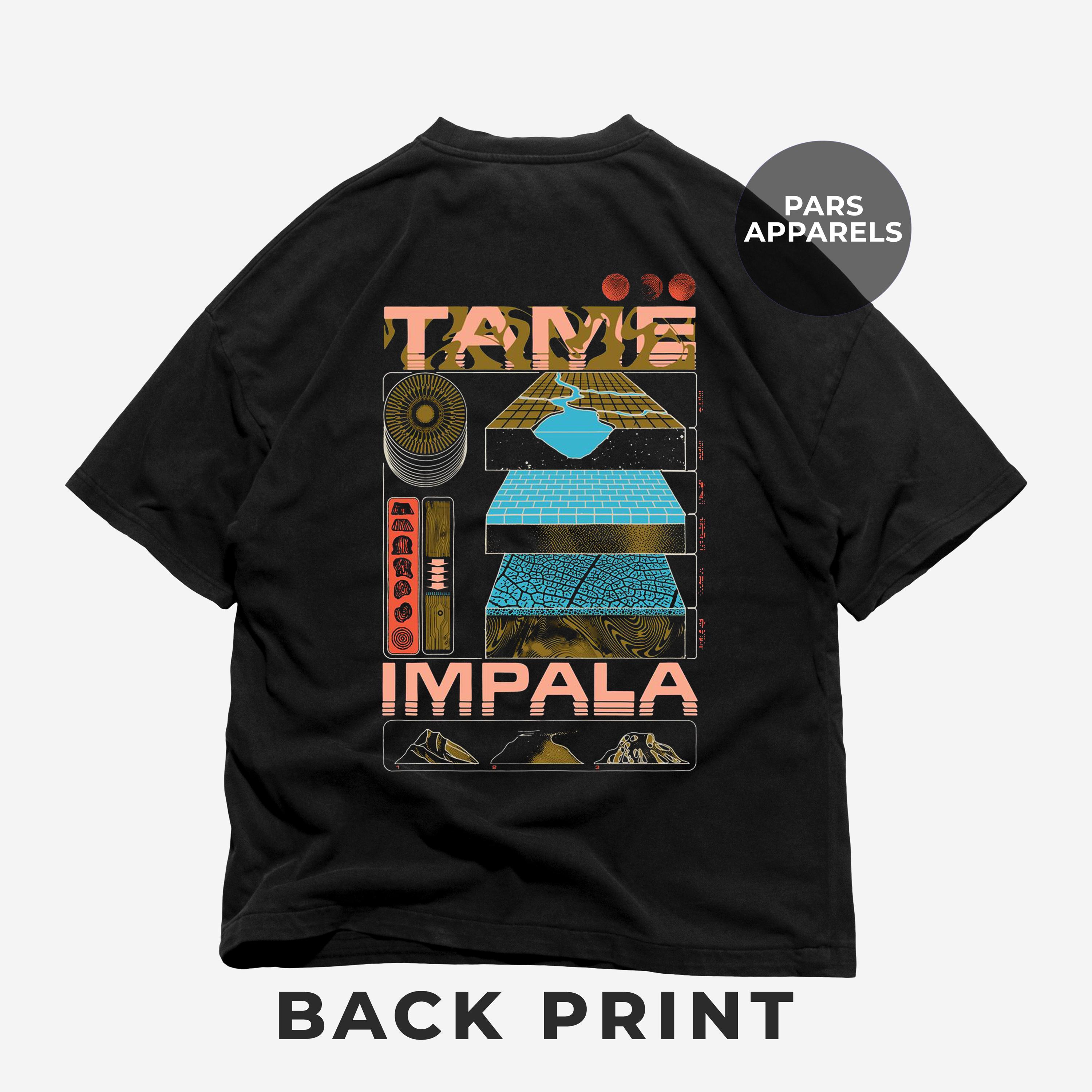Tame Impala T-shirt - 'currents' Album Back Shirt - Rock