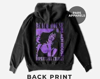 Beach House Back Kapuzenpullover - Premium Beach House Merchandise