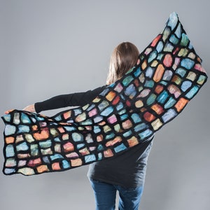 Stained Glass Shawl PDF Tutorial