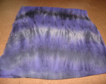 90" Silk Chiffon hand-dyed Purple Lavender and Gray ready to nuno felt