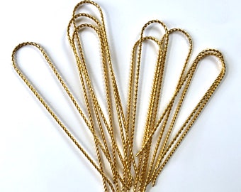 Brass Bronze Medium U-Shaped Hairpins/ Hairsticks/ Chignon Pins/ Bobby Pins/ Shawl Pin