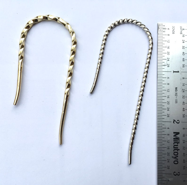 patent pending Size # 1 Fishhook Twisted Cable Needles