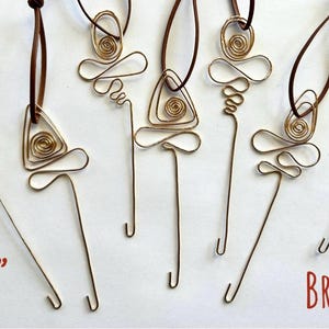 Bronze & Brass Spinning Wheel Orifice Hook Tool Accessory