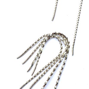 Size # 1 Fish Hook Twisted Cable Needles (patent pending)
