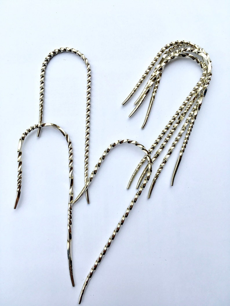 patent pending Size # 1 Fishhook Twisted Cable Needles