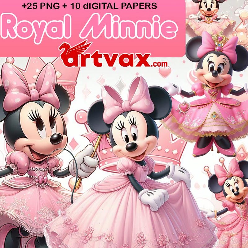 Pink Minnie Mouse Png Etsy Pink Minnie Mouse Png Etsy