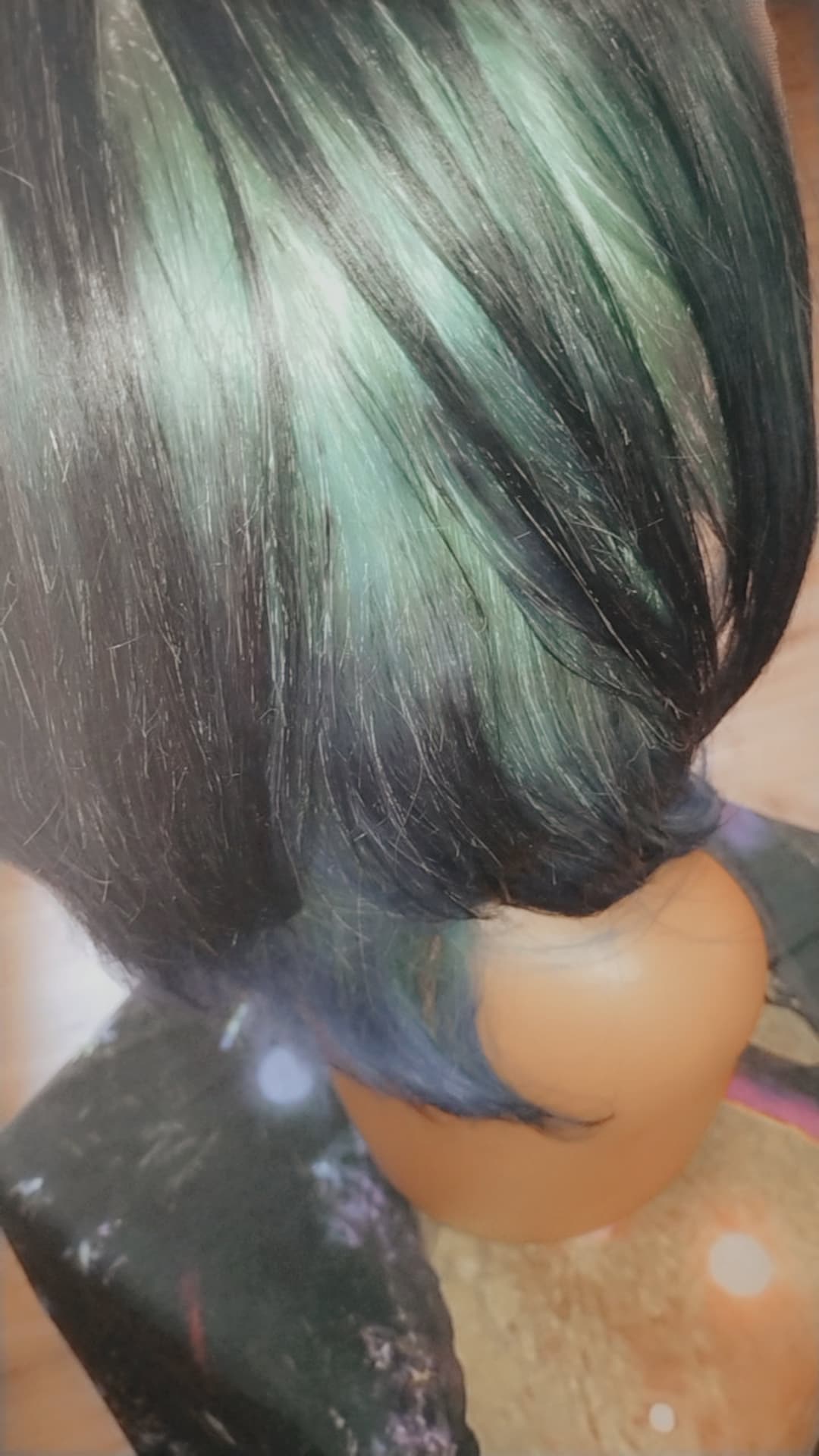 10in Custom Mermaid Color Hair Etsy