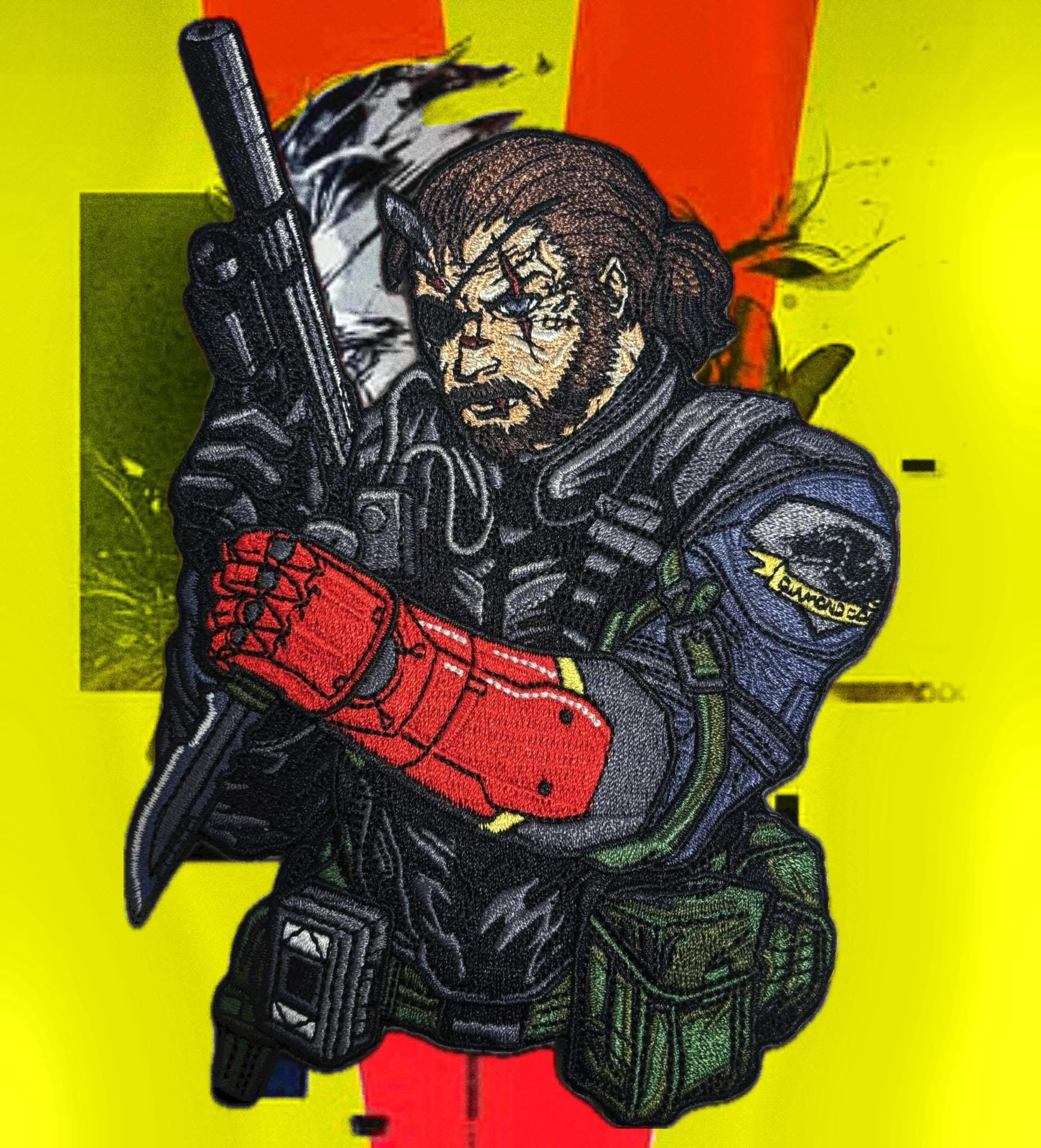 Metal Gear Solid Venom Snake Embroidery Velcro Patch Big Boss Solid Snake  Phantom Pain - Etsy Israel